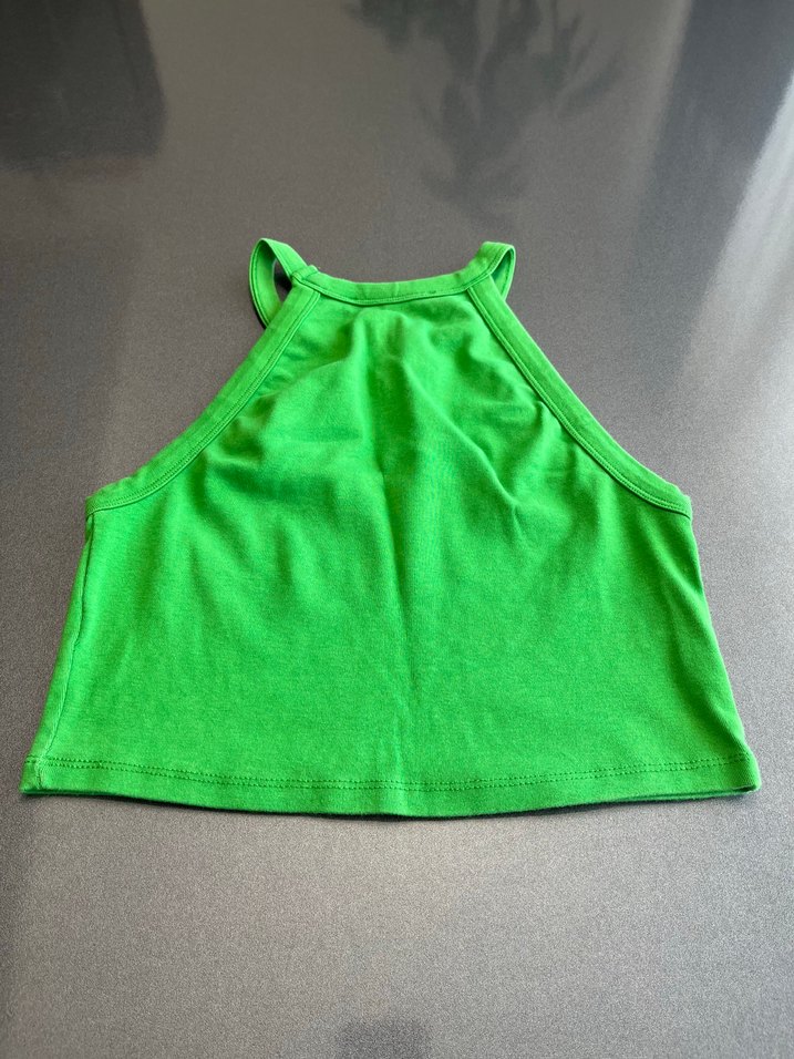 Yeşil Yüksek Yakalı Kadın Atlet - Görsel 5