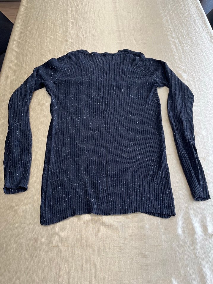 Gri Uzun Kollu  Kadın Kazak - Görsel 4