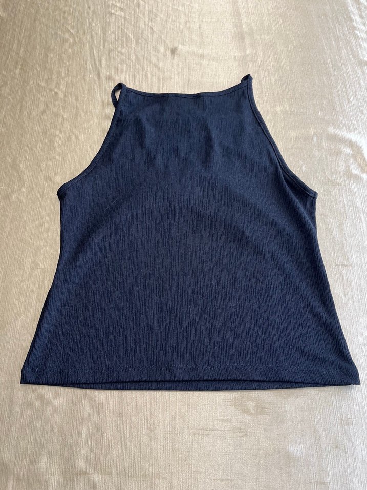 Kadın Lacivert Yüksek Yakalı Atlet - Görsel 5