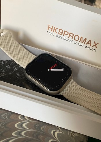 Bej Renk HK9PROMAX Akıllı Saat - Görsel 3