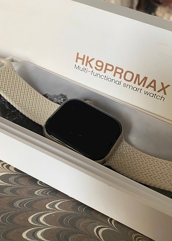 Bej Renk HK9PROMAX Akıllı Saat - Görsel 5