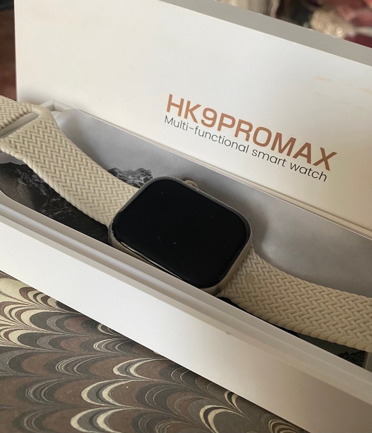 Bej Renk HK9PROMAX Akıllı Saat - Görsel 5