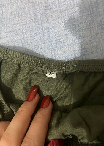 Gri Askısız Uzun Keten Tulum - Görsel 3