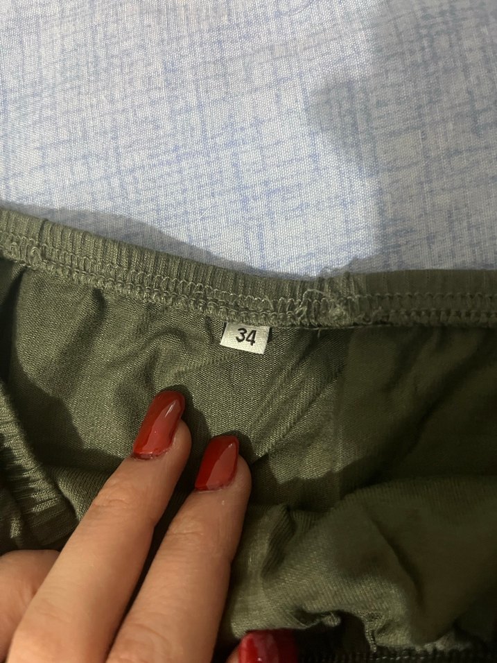 Gri Askısız Uzun Keten Tulum - Görsel 3