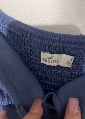 Lacivert V Yaka Keten Midi Elbise - Görsel 4