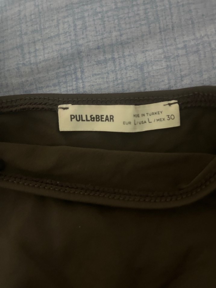 Siyah Midi Kolsuz elbise Pull bear - Görsel 3