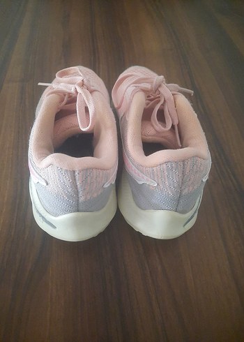 Pembe Bağcıklı İnce Topuklu Kadın Spor Ayakkabı - Görsel 4