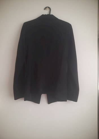 Düğmeli Siyah Kadın Blazer Ceket - Görsel 6