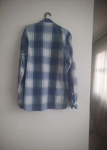 Erkek Çok Renkli Kareli Uzun Kollu Gömlek - Görsel 4