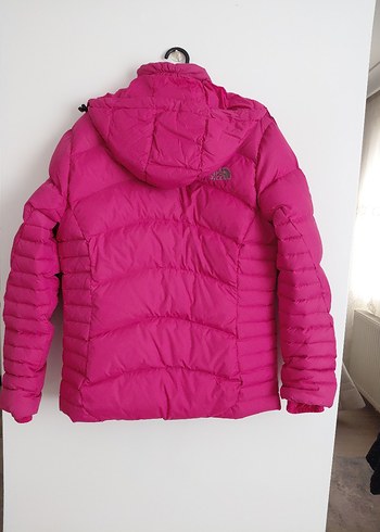 Pembe Kadın Kışlık Mont Fermuarlı - Görsel 5