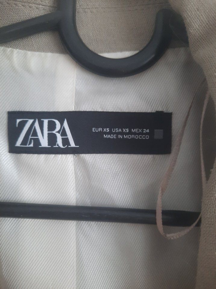 Bej Düğmeli Kadın Blazer Ceket - Görsel 3