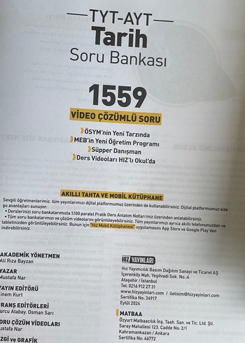 Kurosal Tarih TYT-AYT Soru Bankası
