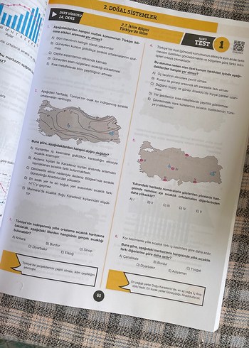  TYT Coğrafya Soru Bankası - Hız Yayınları