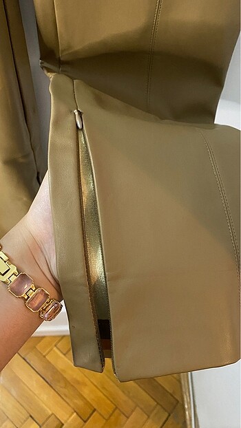 xs Beden Zara Deri Pant