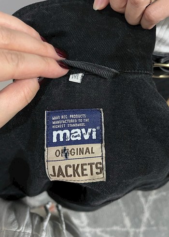 Siyah Oversize Kadın Kot Ceket - Görsel 4