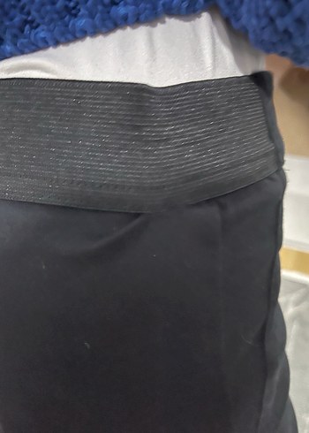 Koyu Renk Rahat Kesim kumaş pantolon - Görsel 6