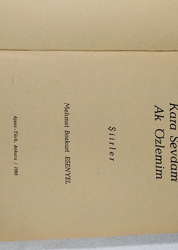 Kara Sevdam Ak Özlemim Şiir Kitabı - Görsel 4