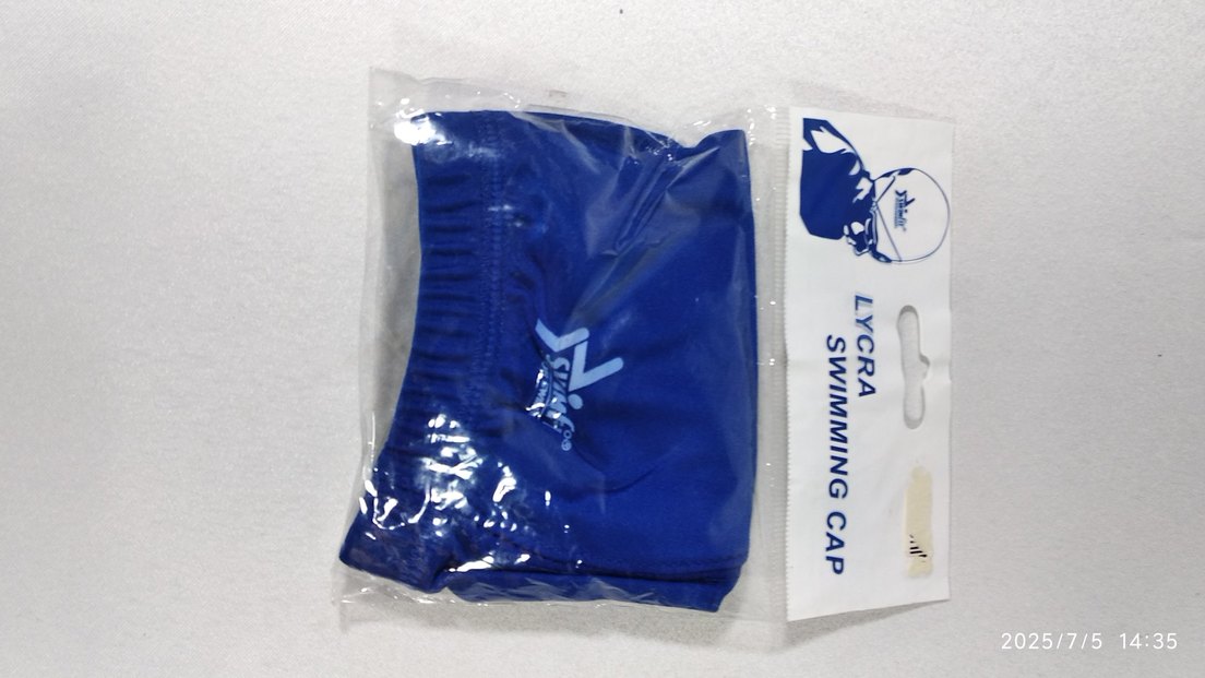 Lacivert Lycra Yüzme Bonesi - Görsel 2