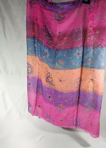 Renkli Bohem Kadın Pareo - Görsel 5