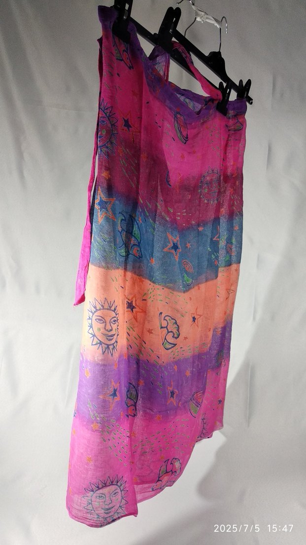 Renkli Bohem Kadın Pareo - Görsel 3