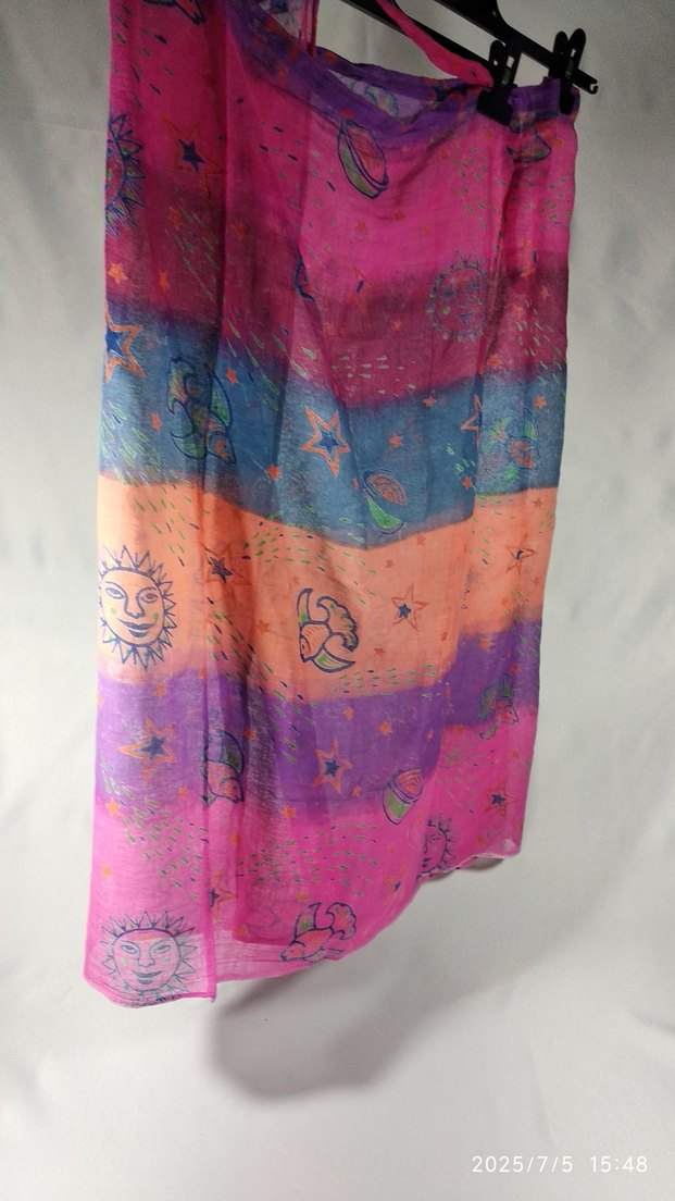 Renkli Bohem Kadın Pareo - Görsel 4