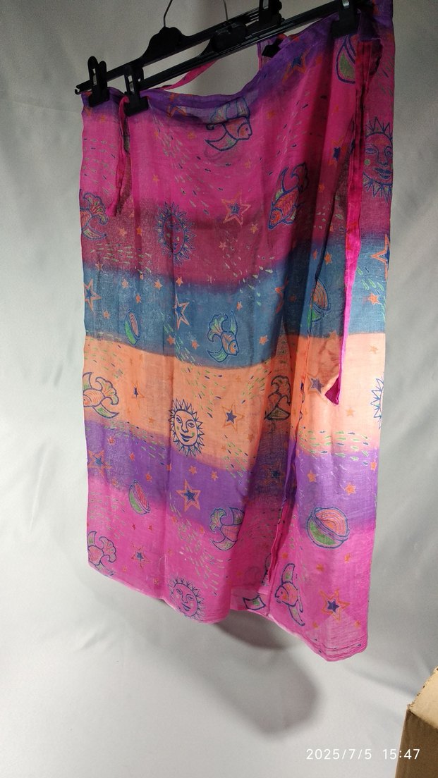 Renkli Bohem Kadın Pareo - Görsel 2