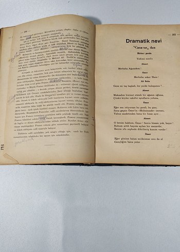 1942 İstanbul Basımı Edebiyat Kitabı - Görsel 4