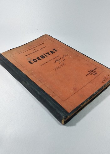 1942 İstanbul Basımı Edebiyat Kitabı - Görsel 2