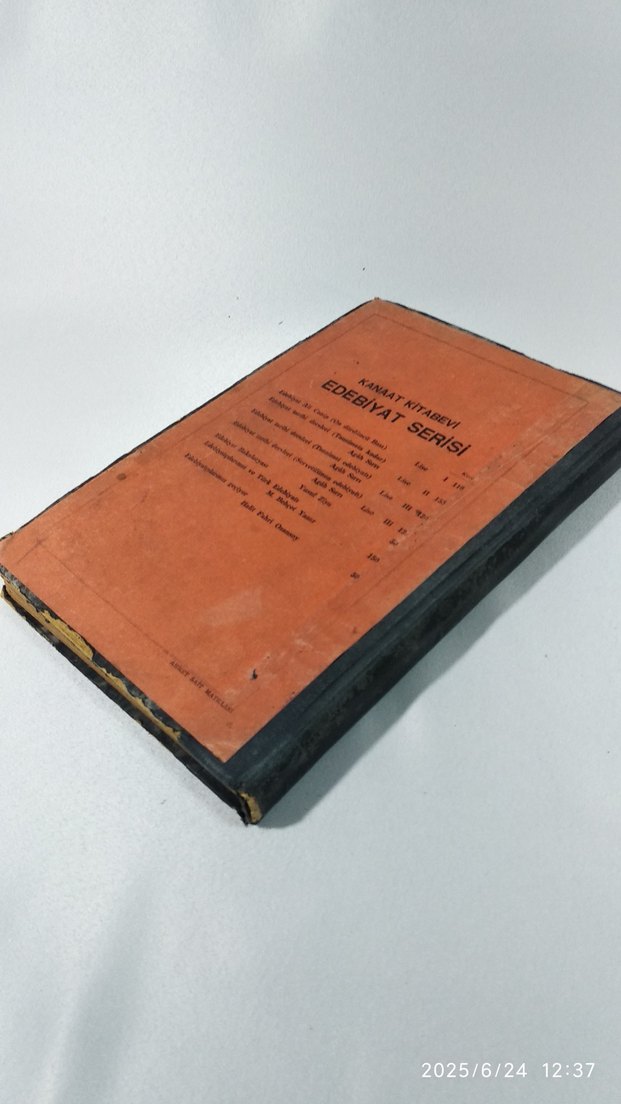 1942 İstanbul Basımı Edebiyat Kitabı - Görsel 5