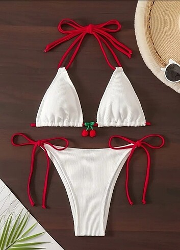 Kiraz Detaylı Bikini