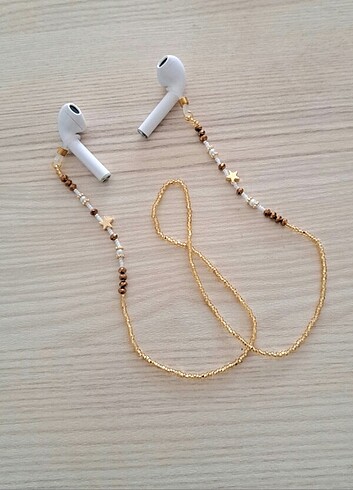 YILDIZLI AİRPODS ZİNCİRİ