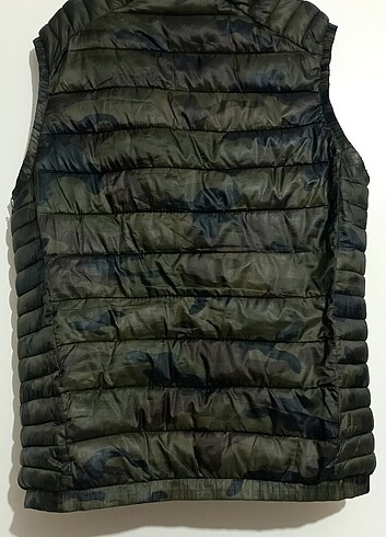 Bershka asker desen şişme mont
