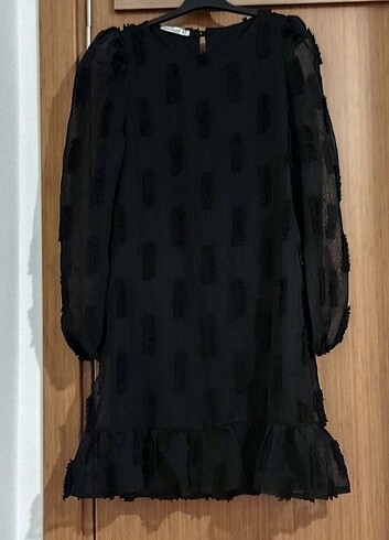 Defacto Siyah midi boy elbise 
