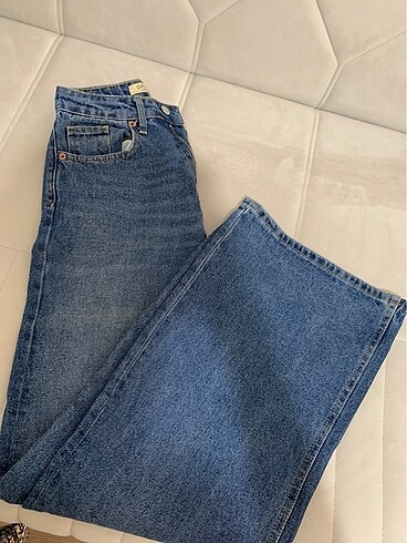 Geniş paça pantolon jean
