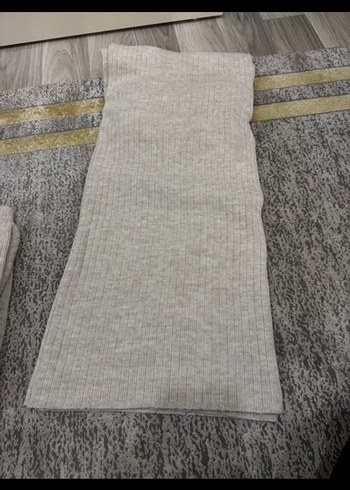 Bej Kadın Yün Rahat Kesim Eşofman Takımı - Görsel 4