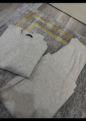 Bej Kadın Yün Rahat Kesim Eşofman Takımı - Görsel 6