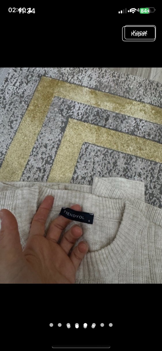 Bej Kadın Yün Rahat Kesim Eşofman Takımı - Görsel 5