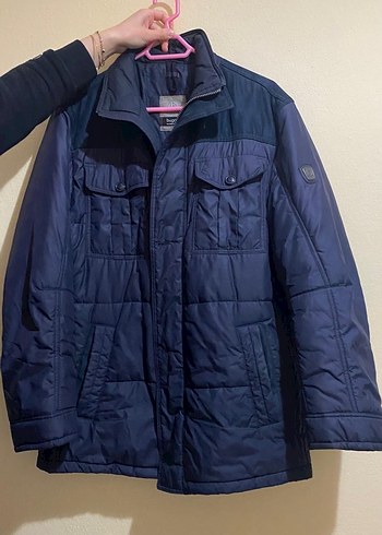 Bugatti Düğmeli Lacivert Erkek Mont - Görsel 3