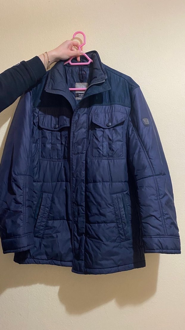 Bugatti Düğmeli Lacivert Erkek Mont - Görsel 2