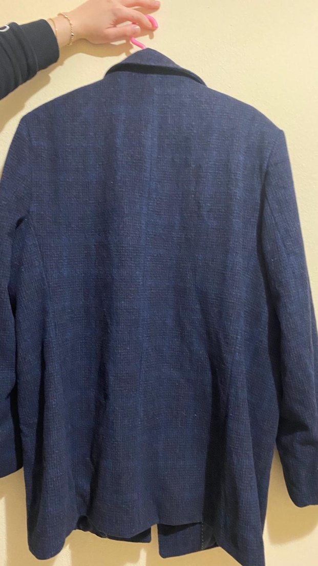 Erkek Lacivert kaban - Görsel 4