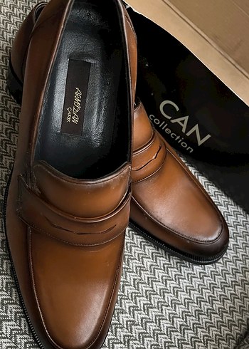 Klasik Erkek Kahverengi Deri Ayakkabı - Görsel 3