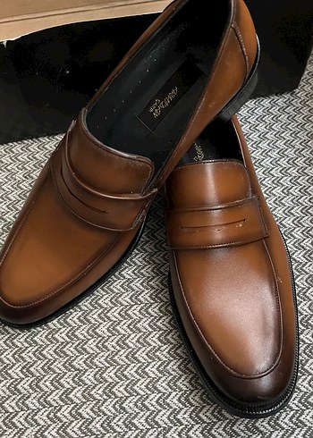 Klasik Erkek Kahverengi Deri Ayakkabı - Görsel 5