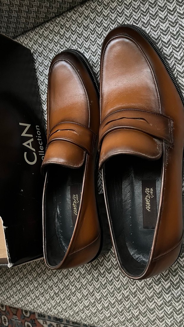 Klasik Erkek Kahverengi Deri Ayakkabı - Görsel 4