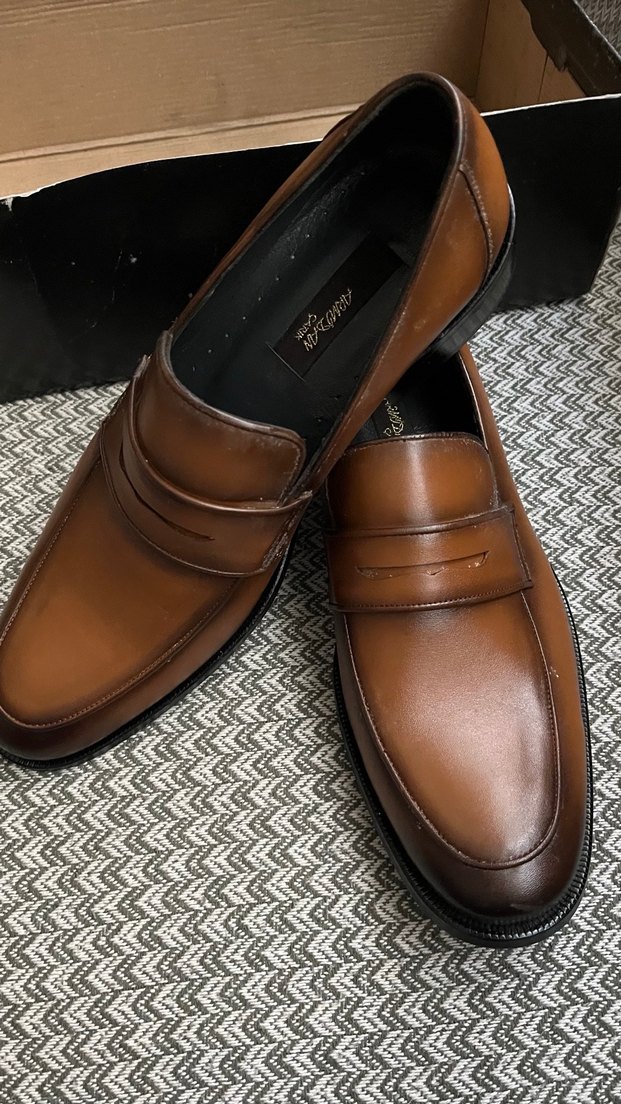 Klasik Erkek Kahverengi Deri Ayakkabı - Görsel 5