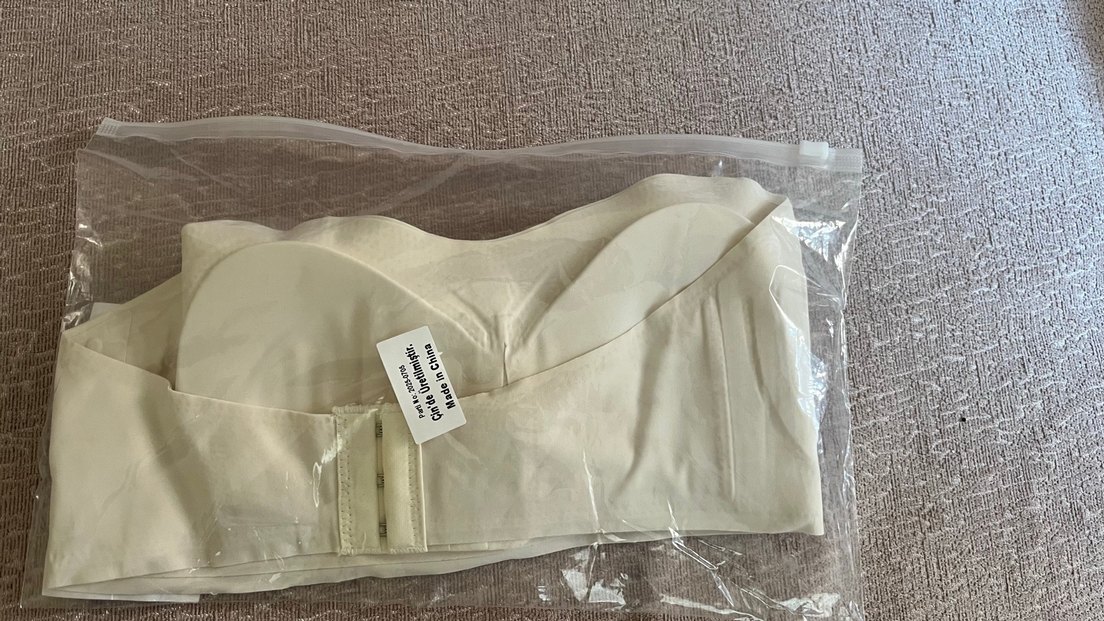 Bej Dikişsiz Rahat Sütyen 80 beden - Görsel 2