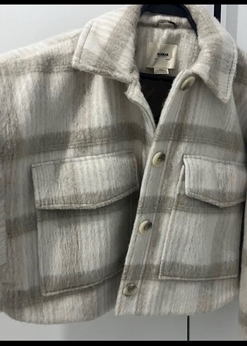 Bej Düğmeli Kadın Midi Ceket - Görsel 2