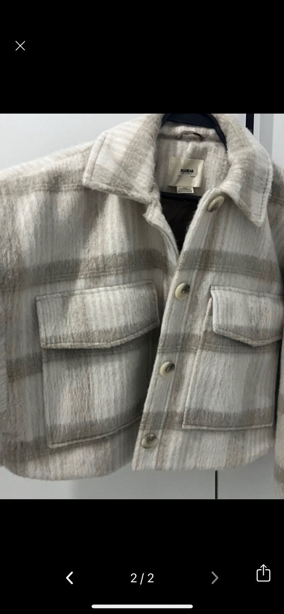 Bej Düğmeli Kadın Midi Ceket - Görsel 2