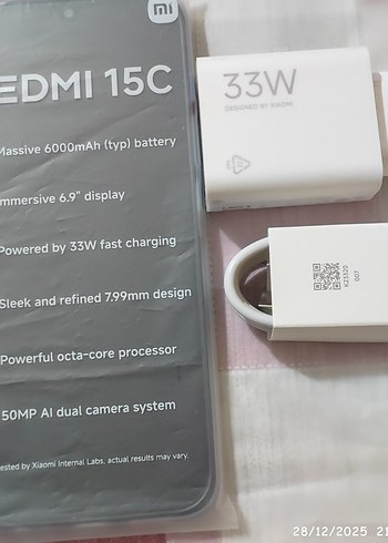 redmi 15c android telefon 256gb - Görsel 4