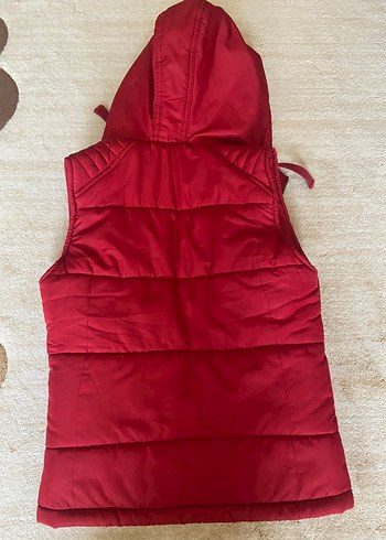 Bordo Şişme Kadın Yelek - Görsel 4