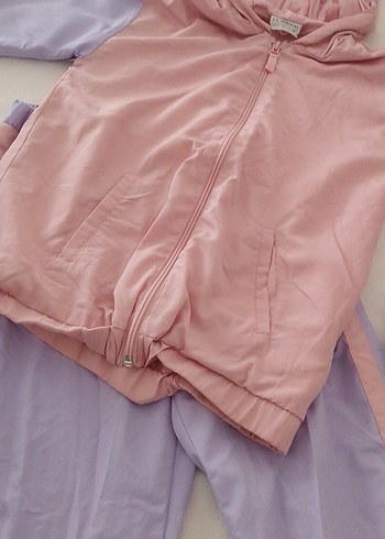 LC Waikiki Kız Çocuk Pastel Renkli Rahat Eşofman Takımı